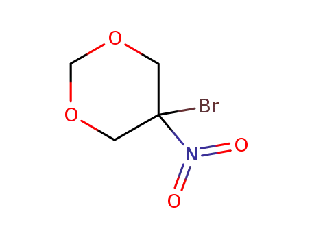 Molecular Structure of 30007-47-7 (5-Bromo-5-nitro-1,3-dioxane)