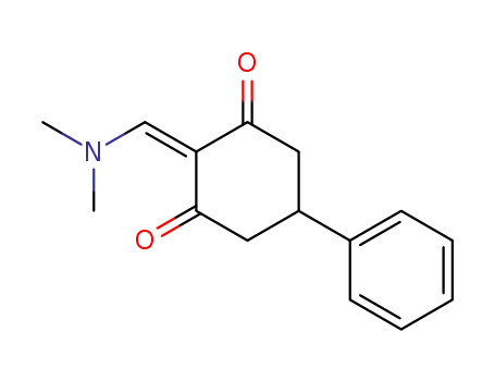 Molecular Structure of 85302-08-5 (2-[(dimethylamino)methylidene]-5-phenylcyclohexane-1,3-dione)