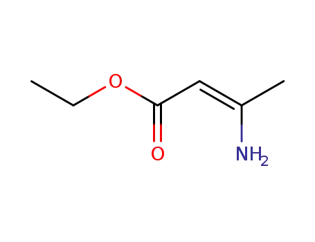 Molecular Structure of 626-34-6 (Ethyl 3-aminocrotonate)