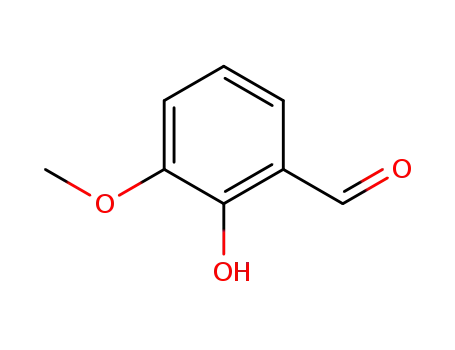 Molecular Structure of 148-53-8 (3-Methoxysalicylaldehyde)