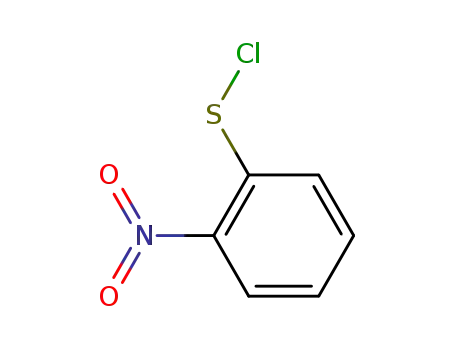 Molecular Structure of 7669-54-7 (2-Nitrobenzenesulfenyl chloride)