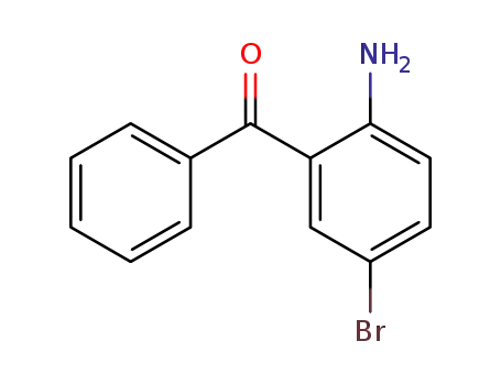 Molecular Structure of 39859-36-4 (2-AMINO-5-BROMOBENZOPHENONE)