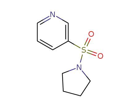 Molecular Structure of 26103-51-5 (3-(Pyrrolidin-1-ylsulphonyl)pyridine)