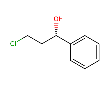 Molecular Structure of 100306-34-1 ((S)-3-Chloro-1-phenyl-1-propanol)