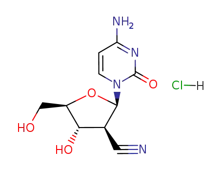 Molecular Structure of 134665-72-8 (2'-cyano-2'-deoxyarabinofuranosylcytosine)