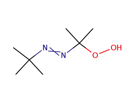 Molecular Structure of 37421-16-2 (Hydroperoxide, 1-[(1,1-dimethylethyl)azo]-1-methylethyl)