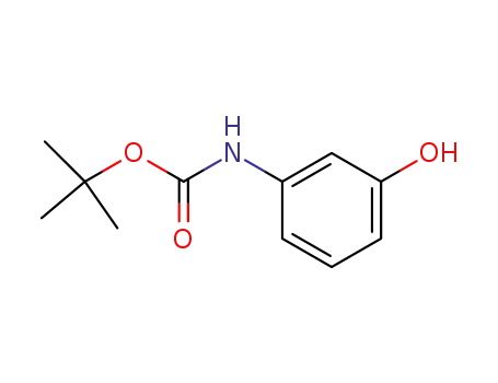 Molecular Structure of 19962-06-2 (N-BOC-3-AMINOPHENOL)