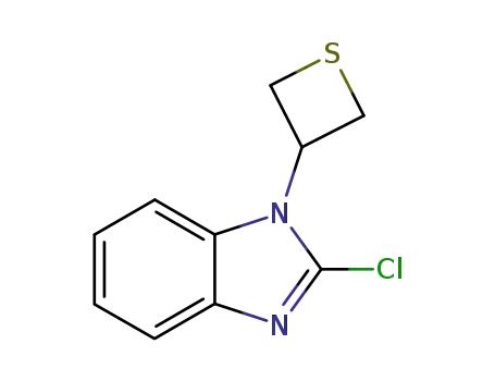 1H-Benzimidazole, 2-chloro-1-(3-thietanyl)-