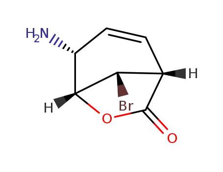 (1R,4R,5R,8S)-4-Amino-8-bromo-6-oxa-bicyclo[3.2.1]oct-2-en-7-one
