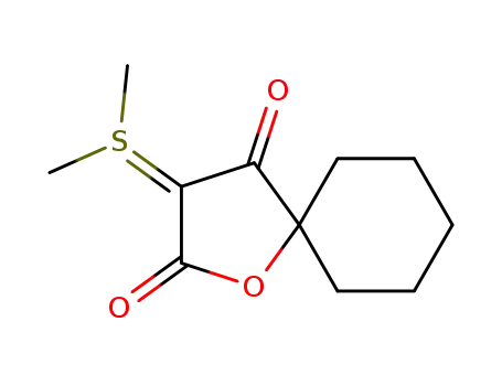 3-(Dimethylsulfonio)-2,4-dioxo-1-oxaspiro<4.5>decan-3-id