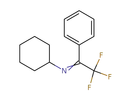N-cyclohexyl-1-phenyl-2,2,2-trifluoroethylideneamine