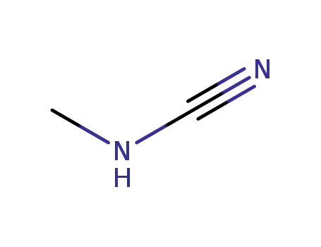 Molecular Structure of 4674-68-4 (Cyanamide, methyl-)