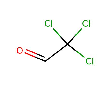 Molecular Structure of 75-87-6 (Trichloroacetaldehyde)