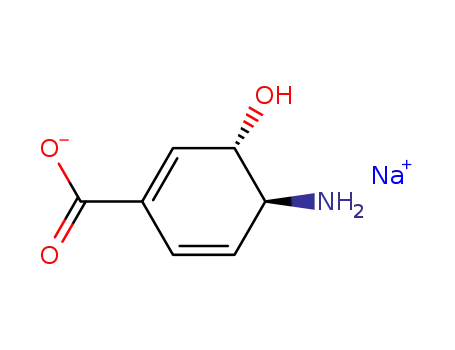 Sodium; (3S,4S)-4-amino-3-hydroxy-cyclohexa-1,5-dienecarboxylate