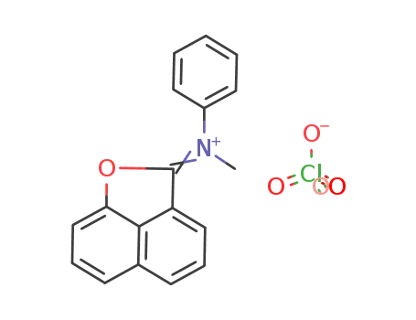 2-N-methyl-N-phenylaminonaphtho<1,8-bc>furylium perchlorate