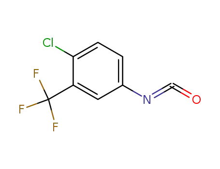 Molecular Structure of 327-78-6 (4-Chloro-3-(trifluoromethyl)phenyl isocyanate)