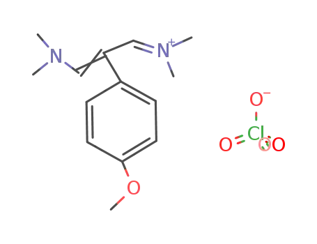 3-p-methoxyphenyl-1,1,5,5-tetramethyl-1H-1,5-diazapentadienium perchlorate
