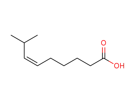 Molecular Structure of 31467-60-4 (CIS 8-METHYLNON-6-ENOIC ACID)