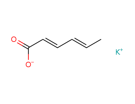 24634-61-5,Potassium sorbate,2,4-Hexadienoic acid, potassium salt, (2E,4E)-;potassium (2E,4E)-hexa-2,4-dienoate;Potassium sorbate (E);Potassium (E,E)-2,4-hexadienoate;Potassium 2,4-hexadienoate, (E,E)-;Potassium Sorbate FCC4;2,4-Hexadienoic acid, (E,E)-, potassium salt;Potassium (E,E)-hexa-2,4-dienoate;