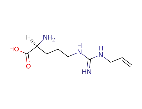 Molecular Structure of 139461-37-3 (omega-N-allylarginine)