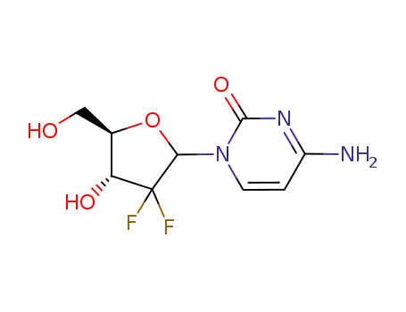 4-Amino-1-((4R,5R)-3,3-difluoro-4-hydroxy-5-(hydroxymethyl)tetrahydrofuran-2-yl)pyrimidin-2(1H)-one
