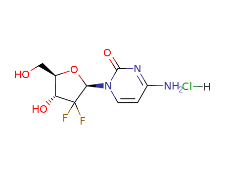 122111-03-9,Gemcitabine hydrochloride,Gemcitabine HCl;2',2'-Difluorodeoxycytidine monohydrochloride;2'-Deoxy-2',2'-difluorocytidine monohydrochloride;2'-Deoxy-2',2'-difluorocytidine monohydrochloride (beta-isomer);