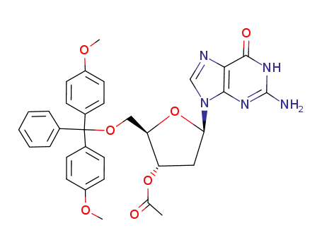 3'-O-acetyl-5'-O-(4,4'-dimethoxytrityl)-2'-deoxyguanosine
