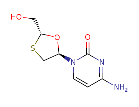 139757-68-9,REF DUPL: trans-2-Hydroxymethyl-5-(cytosin-1-yl)-1,3-oxathiolane,4-amino-1-[(2R,5R)-2-(hydroxymethyl)-1,3-oxathiolan-5-yl]pyrimidin-2-one;