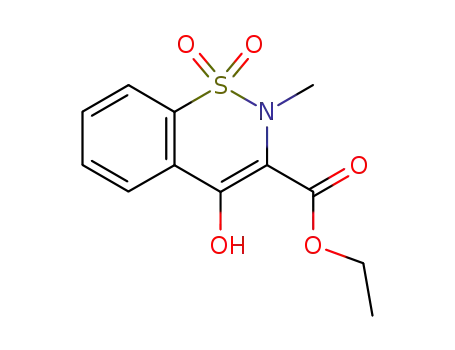 ethyl 4-hydroxy-2-methyl-2H-1,2-benzothiazine-3-carboxylate 1,1-dioxide