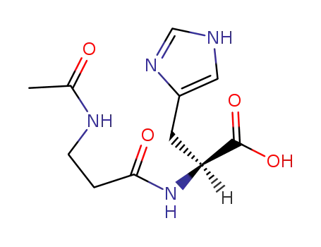 Molecular Structure of 56353-15-2 (N-Acetyl carnosine)