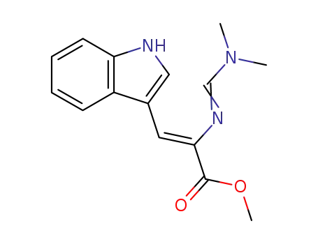 methyl (Z)-2-(dimethylaminomethyleneamino)-3-<3(1H)-indolyl>acrylate