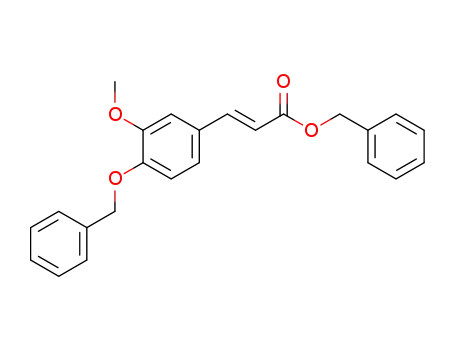 (E)-3-(3-methoxy-4-benzyloxyphenyl)acrylic acid benzyl ester