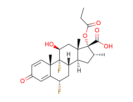 (6a,11b,16a,17a)-6,9-Difluoro-11-hydroxy-16-methyl-3-oxo-17-(1-oxopropoxy)androsta-1,4-diene-17-carboxylic acid