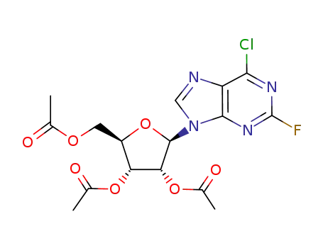 6-chloro-2-fluoro-9-(2,3,5-tri-O-acetyl-β-D-ribofuranosyl)-9H-purine