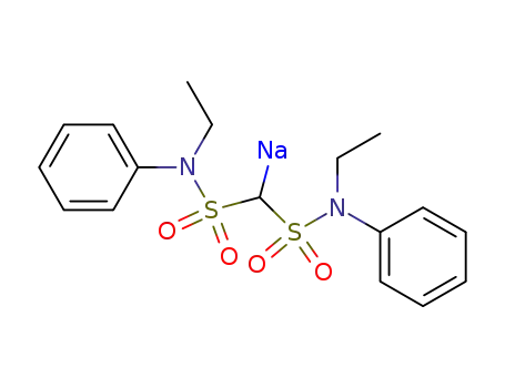 Natriumverbindung des Methionsaeure-bis-aethylanilids