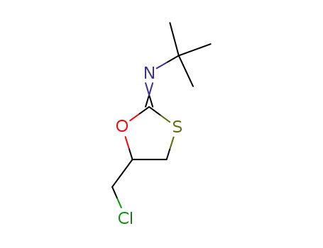 N-(tert-butyl)-5-(chloromethyl)-1,3-oxathiolan-2-imine
