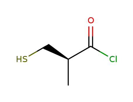 (S)-3-mercapto-2-methyl propionyl chloride