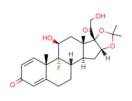 Molecular Structure of 76-25-5 (Triamcinolone acetonide)