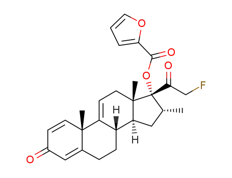 21-fluoro-17α-hydroxy-16α-methyl-1,4,9(11)-ppregnatriene-3,30-dione 17-(2'-furoate)