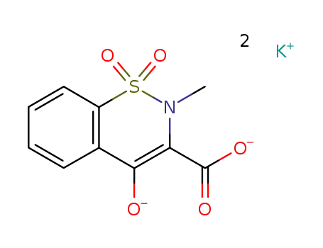 3-Carboxy-4-hydroxy-2-methyl-2H-1,2-benzothiazon-1,1-dioxid-dikalium