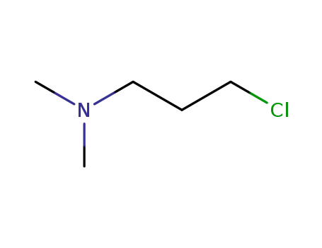 Molecular Structure of 109-54-6 (3-Chloro-1-(N,N-dimethyl)propylamine)