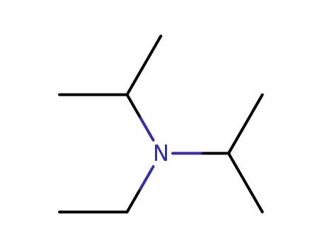 Molecular Structure of 7087-68-5 (N,N-Diisopropylethylamine)