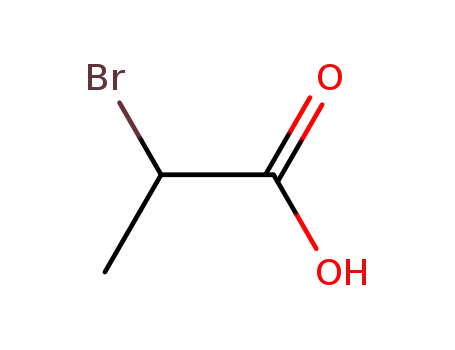 Molecular Structure of 598-72-1 (DL-2-Bromopropionic)