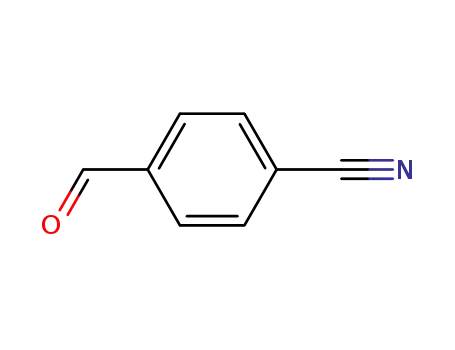 Molecular Structure of 105-07-7 (4-Cyanobenzaldehyde)