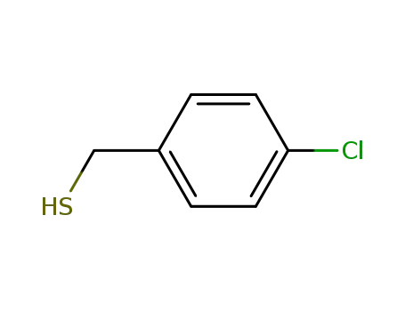 Molecular Structure of 6258-66-8 (4-Chlorobenzyl mercaptan)