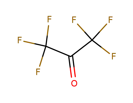 Molecular Structure of 684-16-2 (Hexafluoroacetone)