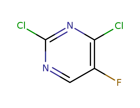 Molecular Structure of 2927-71-1 (2,4-Dichloro-5-fluoropyrimidine)