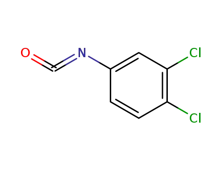 Molecular Structure of 102-36-3 (Isocyanic acid 3,4-dichlorophenyl ester)