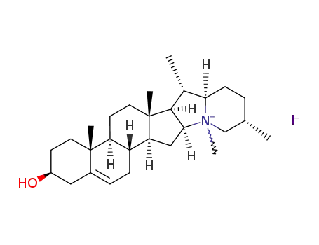 3-hydroxy-28ξ-methyl-solanid-5-enium; iodide
