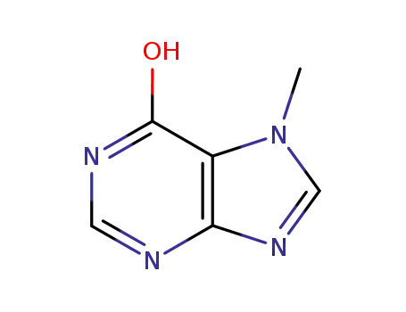 Molecular Structure of 1006-08-2 (6-HYDROXY-7-METHYLPURINE)